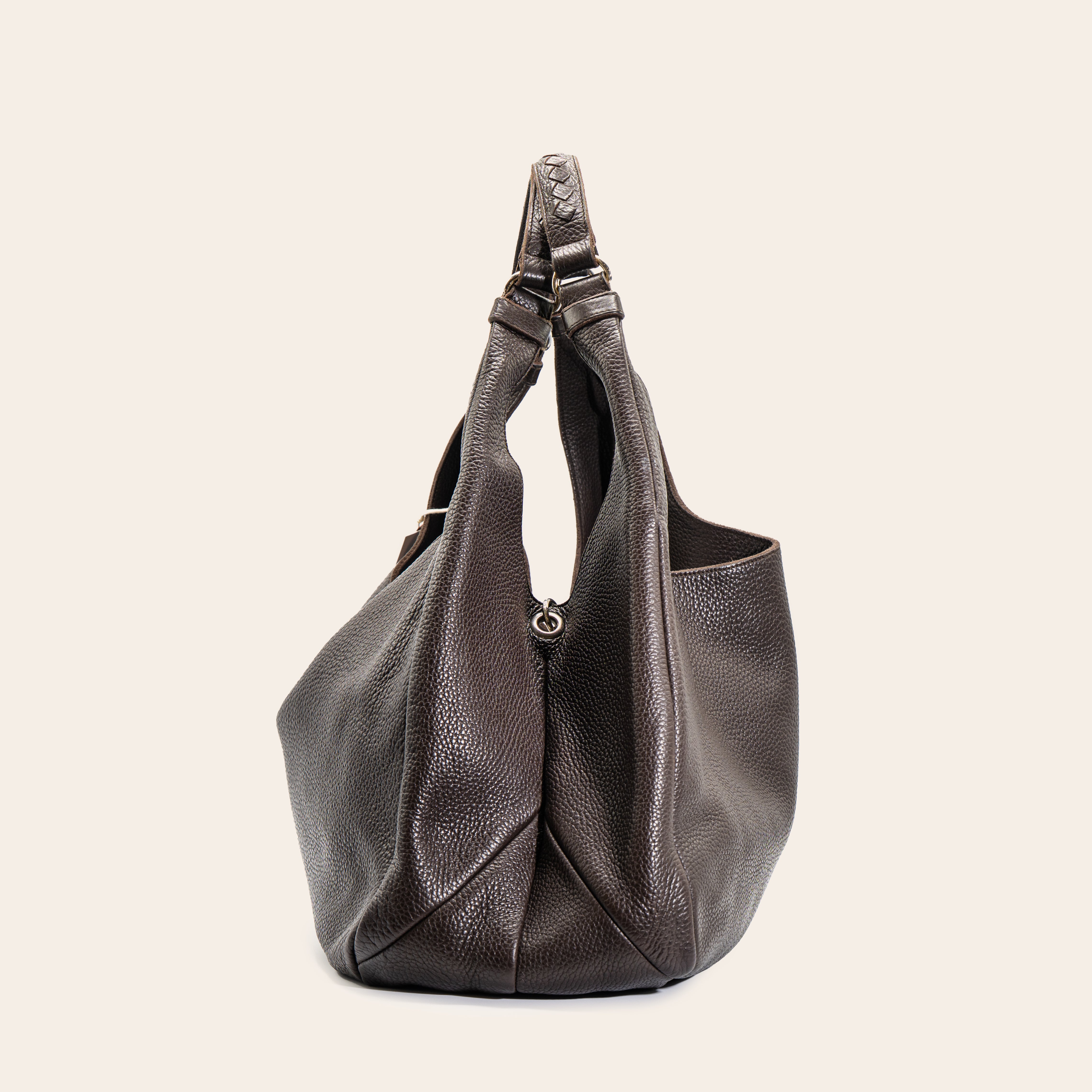Bottega Veneta Intrecciato Campana Shoulder Bag