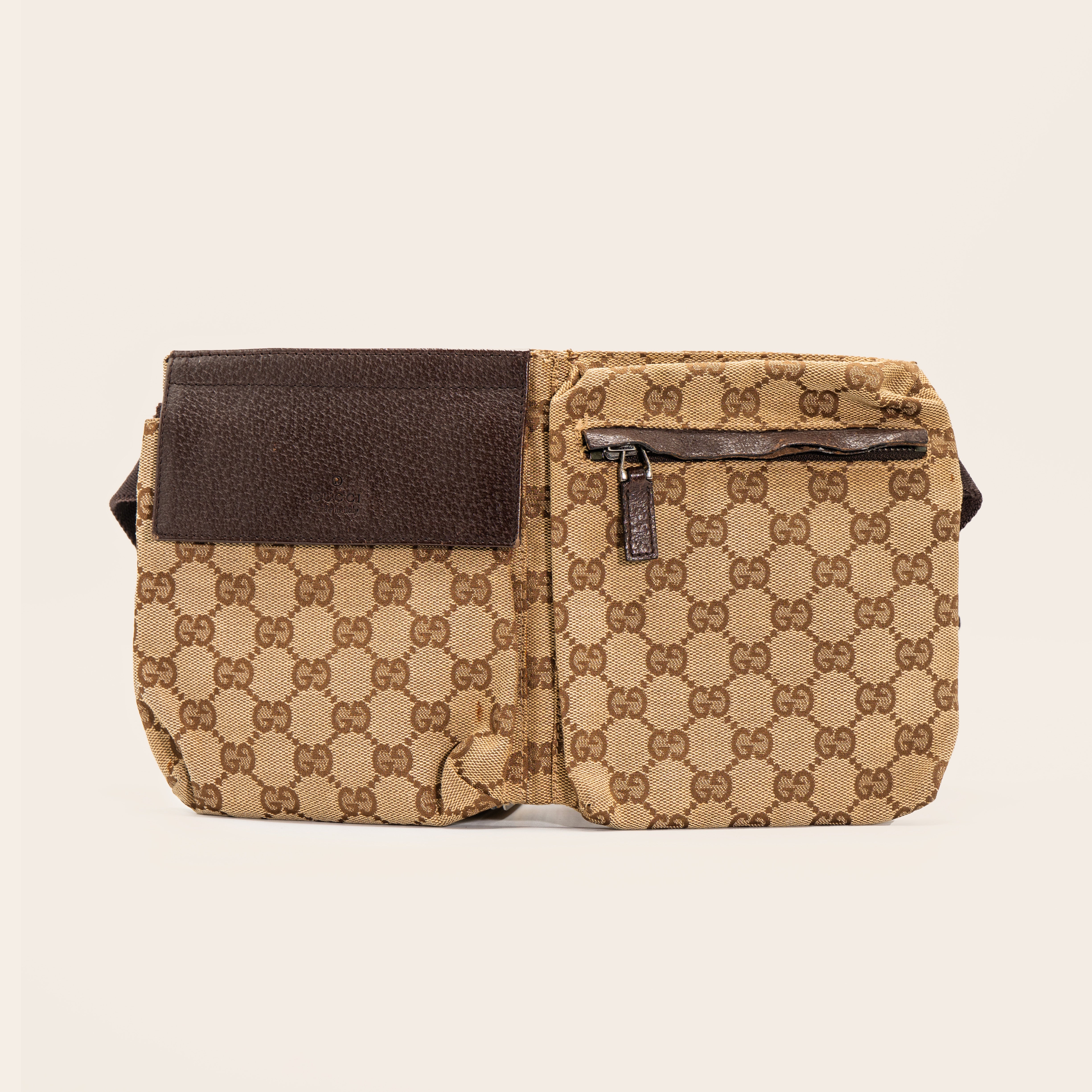 Gucci Vintage Waist Bag Beige