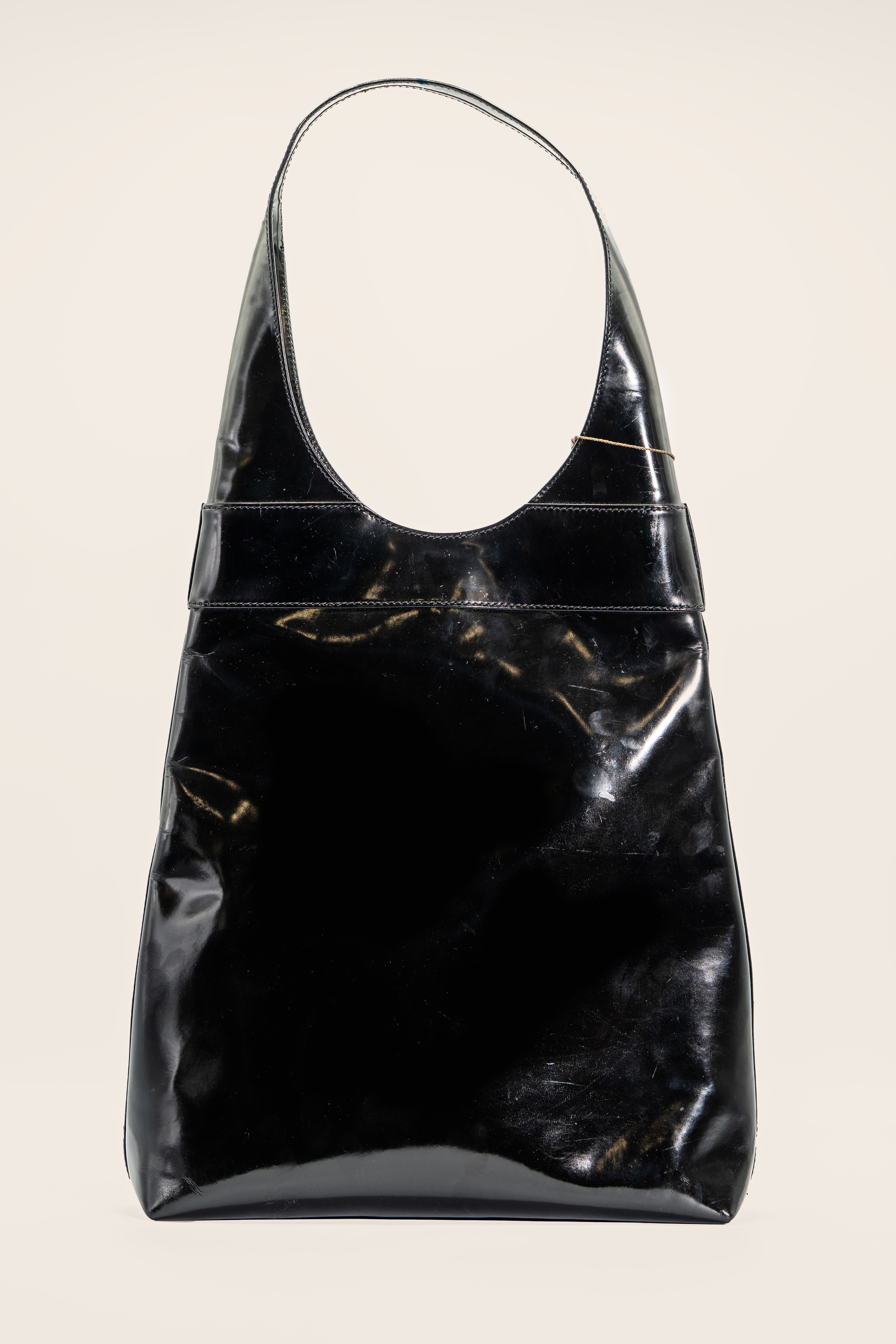 Gucci Black Patent Hobo