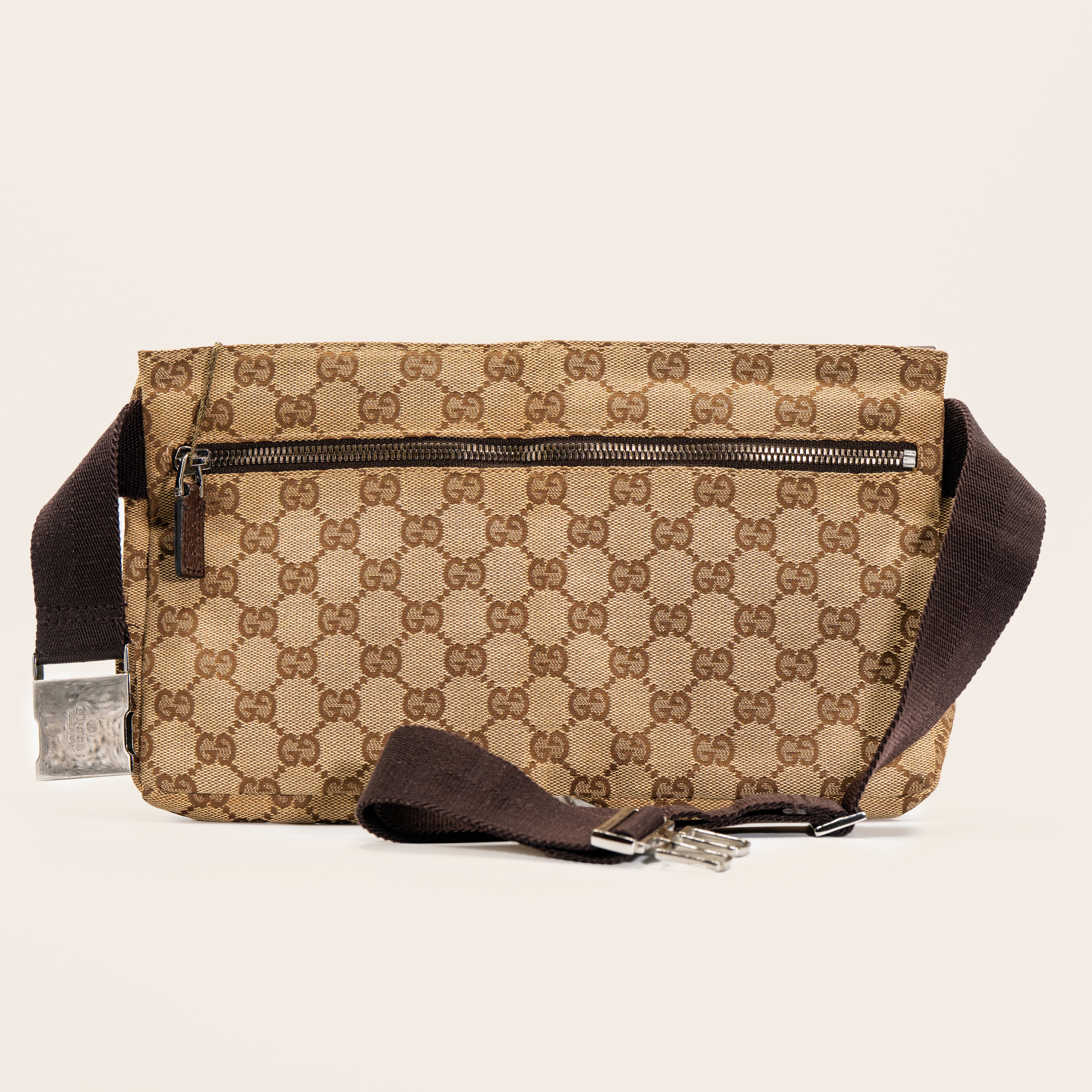 Gucci Vintage Waist Bag Beige